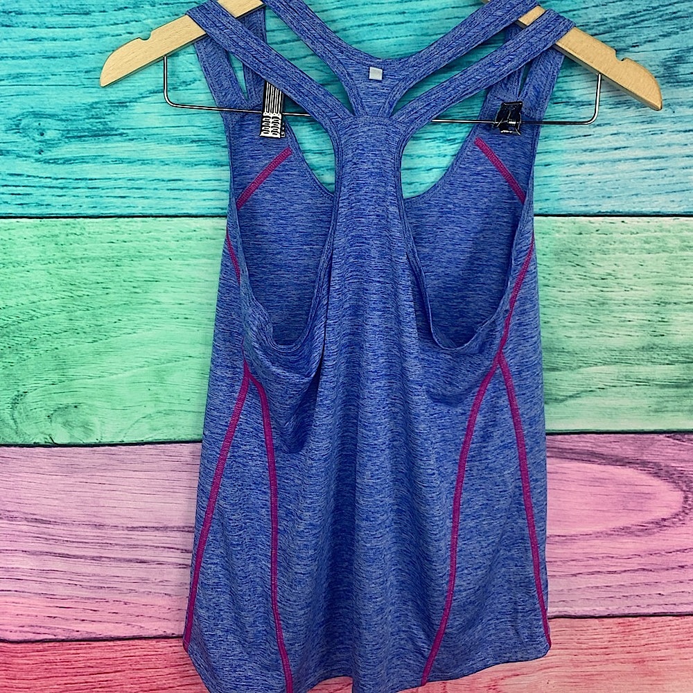 AVIA purple blue racer back tank top like NEW